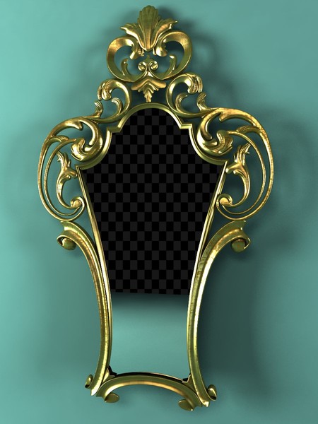 3d model harrison gil mirror - Mirror_harrison Gill.zip by kupfer